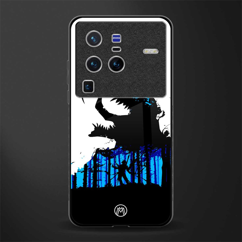 venom minimalistic glass case for vivo x80 pro 5g image