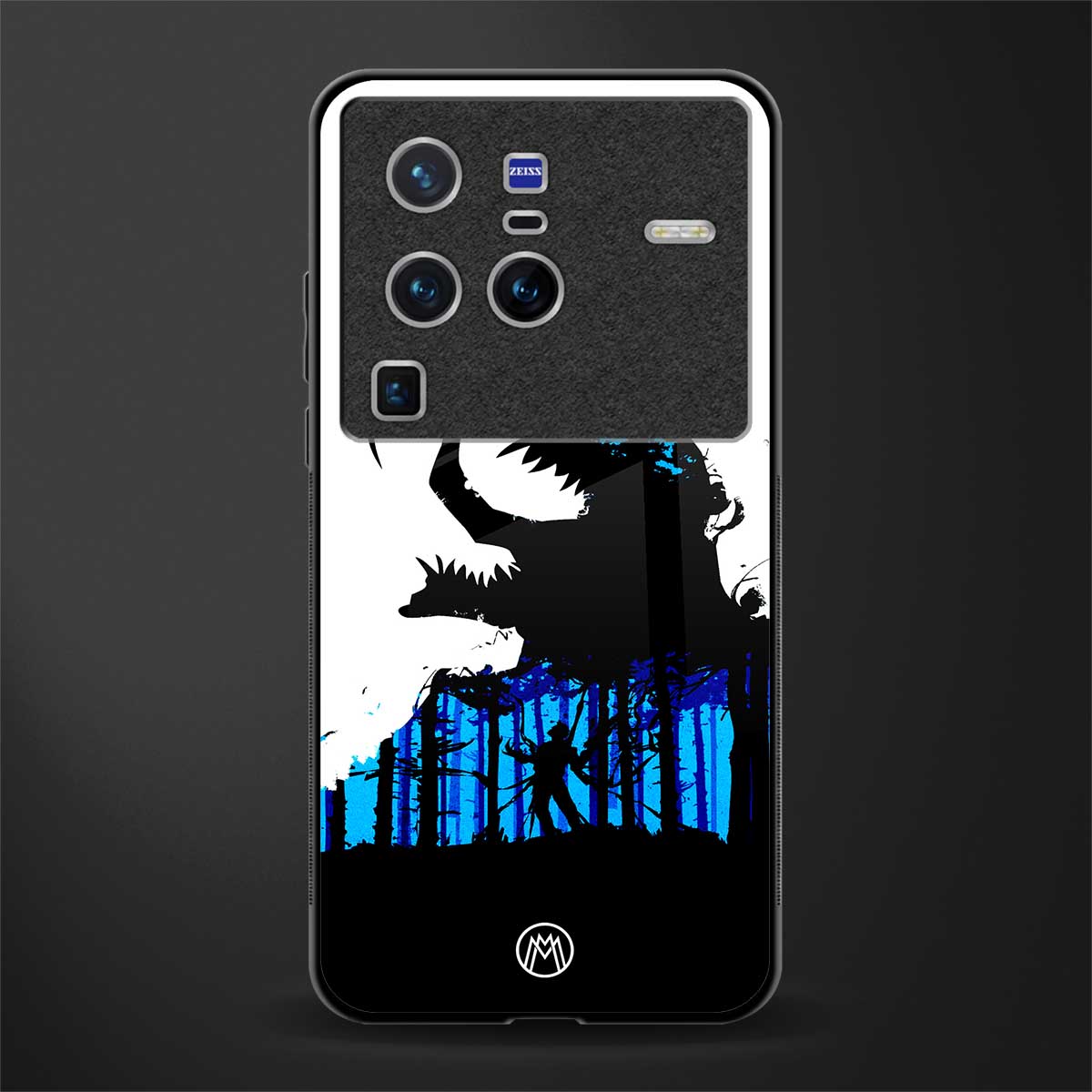venom minimalistic glass case for vivo x80 pro 5g image