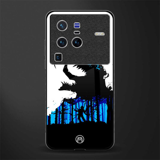 venom minimalistic glass case for vivo x80 pro 5g image