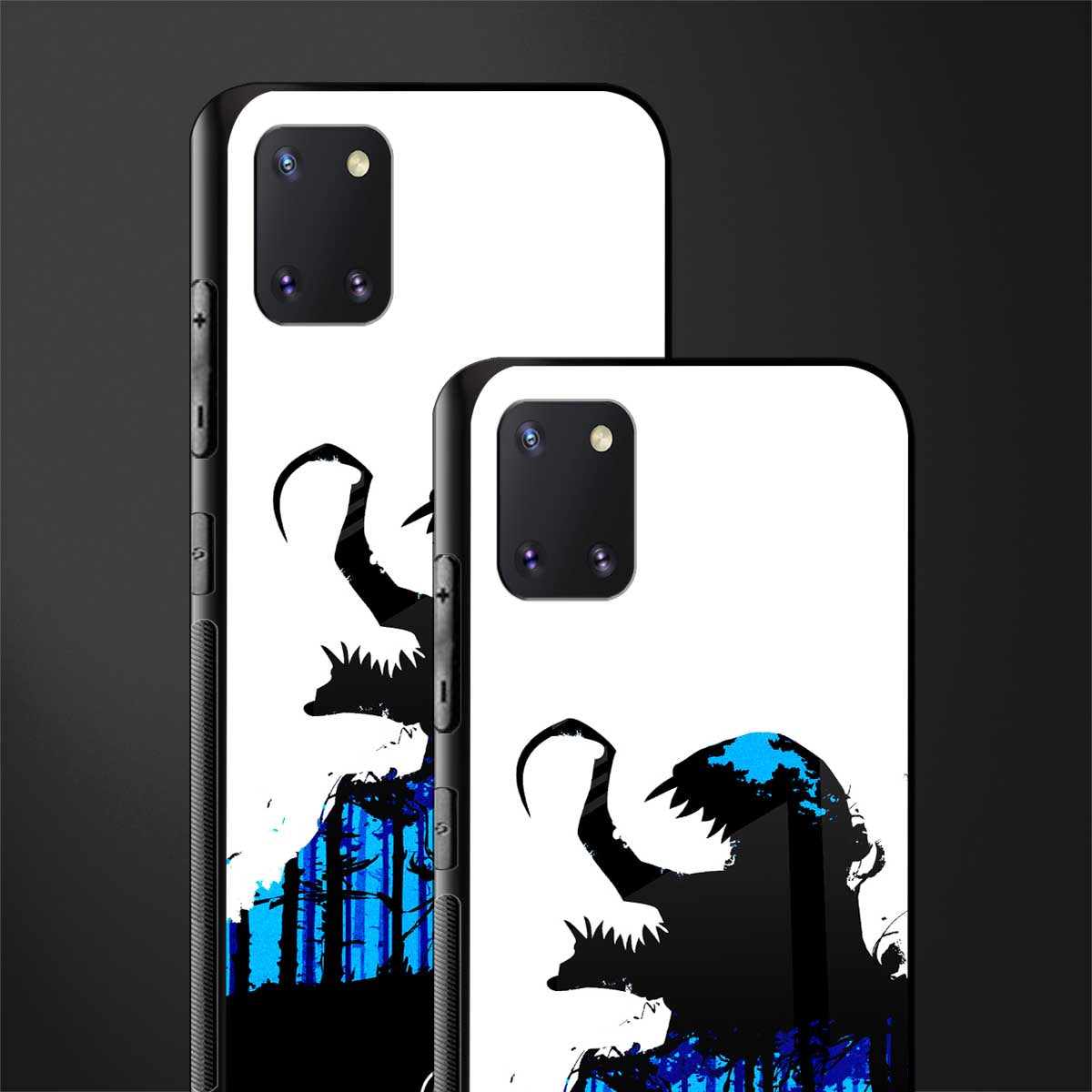 venom minimalistic glass case for samsung a81 image-2