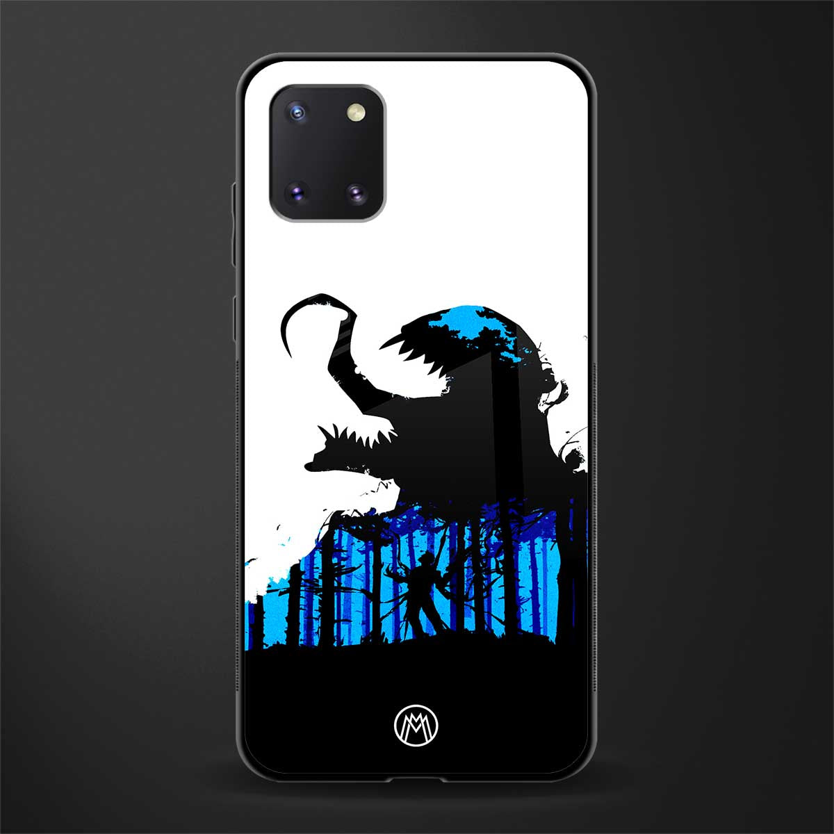 venom minimalistic glass case for samsung a81 image