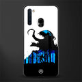 venom minimalistic glass case for samsung a21 image