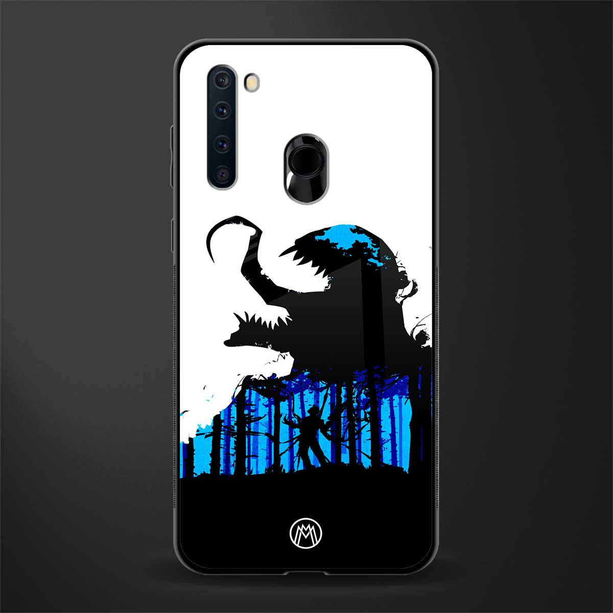 venom minimalistic glass case for samsung a21 image