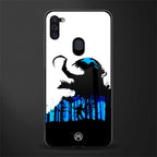 venom minimalistic glass case for samsung a11 image