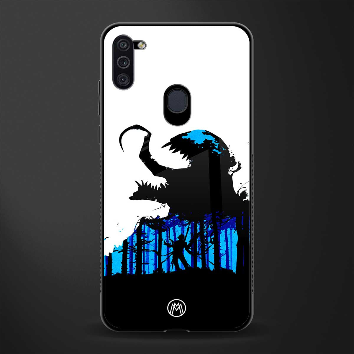 venom minimalistic glass case for samsung a11 image
