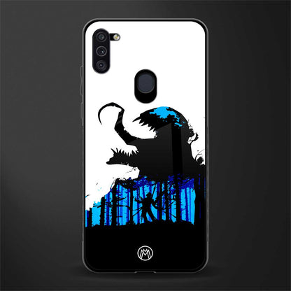 venom minimalistic glass case for samsung a11 image