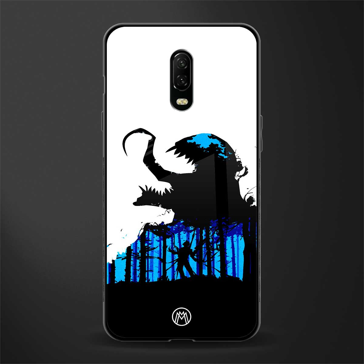 venom minimalistic glass case for oneplus 6t image