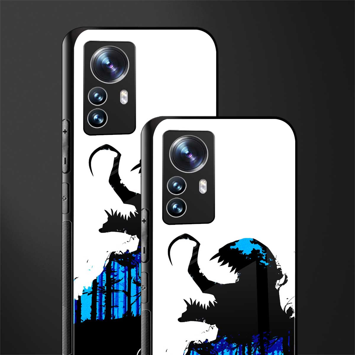 venom minimalistic back phone cover | glass case for xiaomi 12 pro