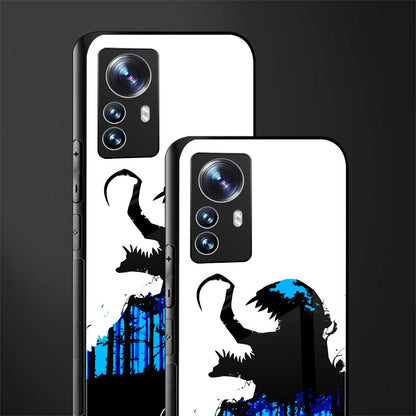 venom minimalistic back phone cover | glass case for xiaomi 12 pro