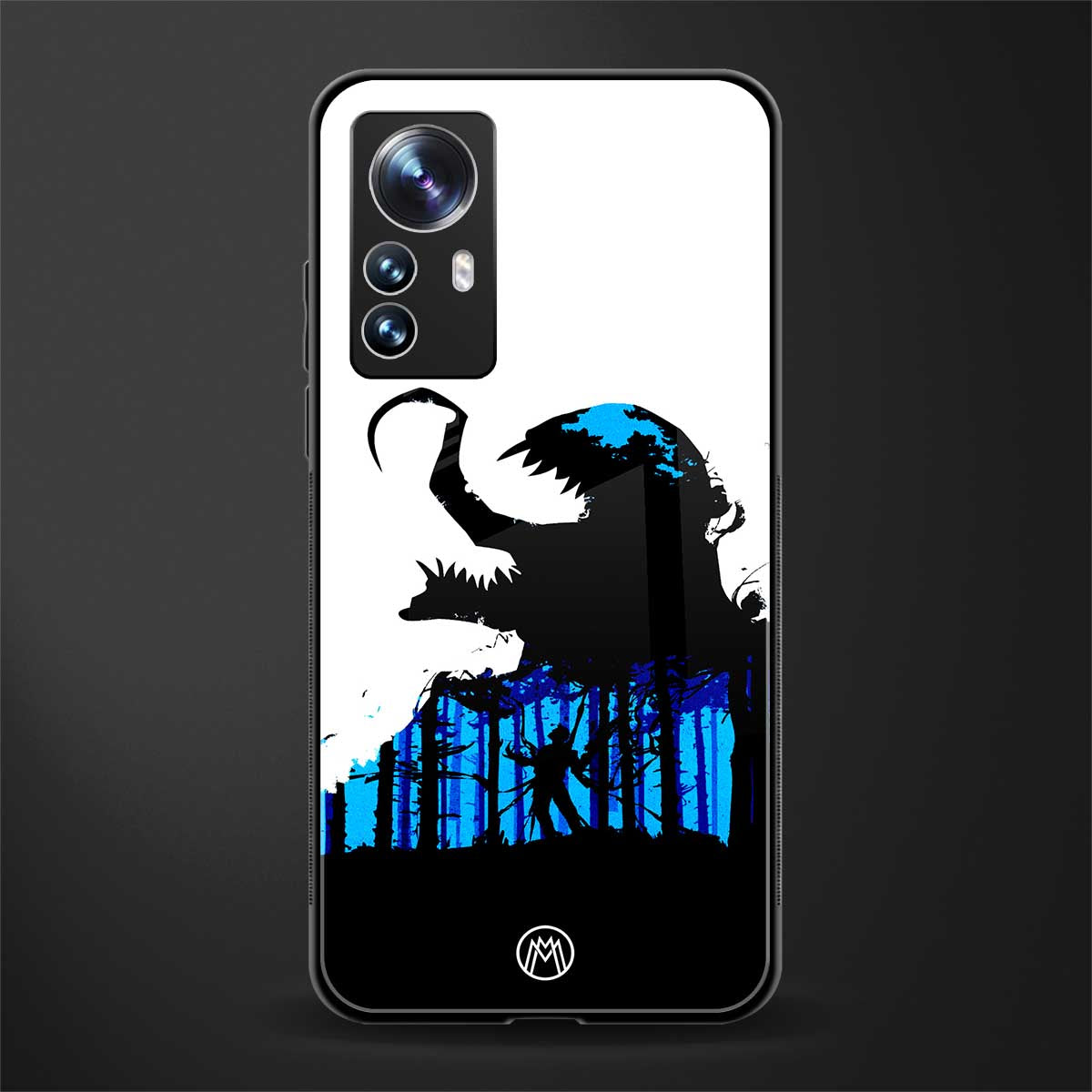 venom minimalistic back phone cover | glass case for xiaomi 12 pro