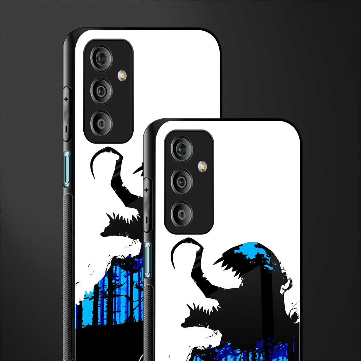 venom minimalistic back phone cover | glass case for samsung galaxy f23 5g