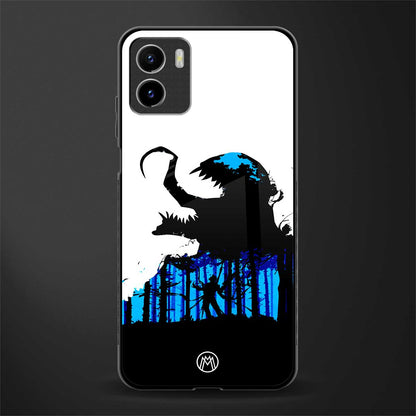 venom minimalistic back phone cover | glass case for vivo y72