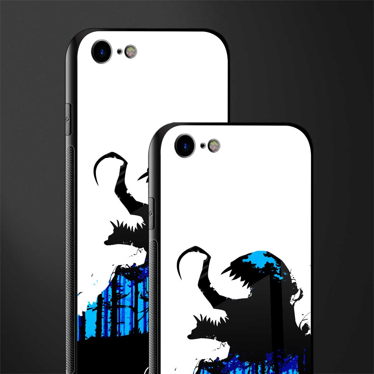 venom minimalistic glass case for iphone se 2020 image-2