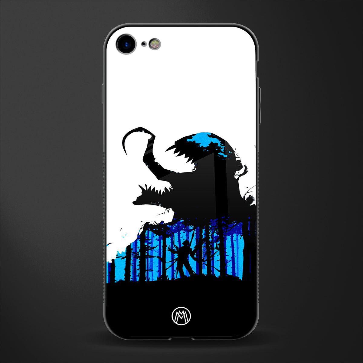 venom minimalistic glass case for iphone se 2020 image