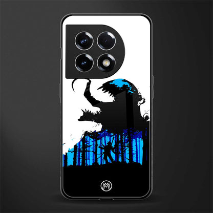 venom minimalistic back phone cover | glass case for oneplus 11