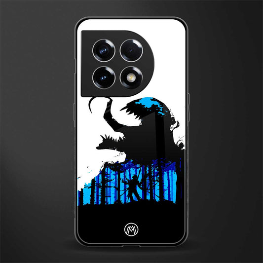 venom minimalistic back phone cover | glass case for oneplus 11