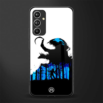 venom minimalistic back phone cover | glass case for samsung galaxy a54 5g