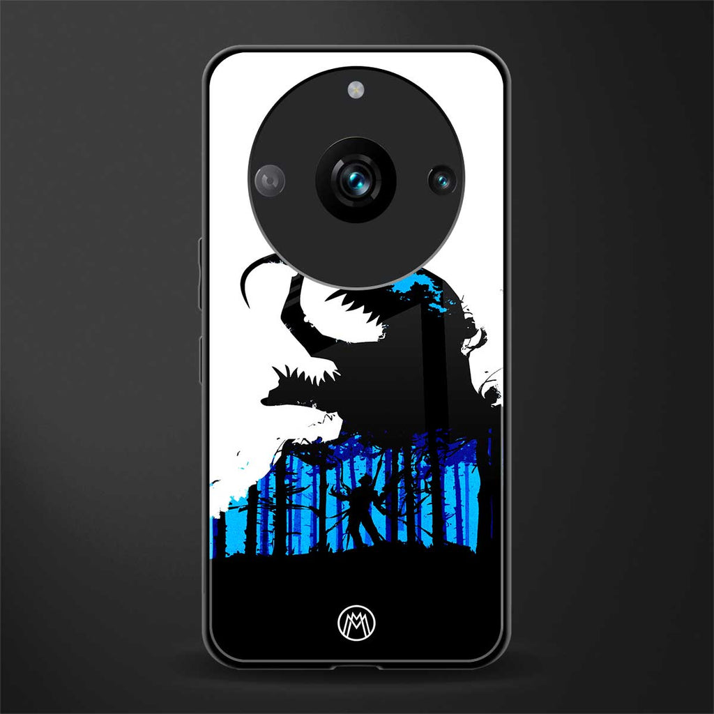venom minimalistic back phone cover | glass case for realme 11 pro 5g