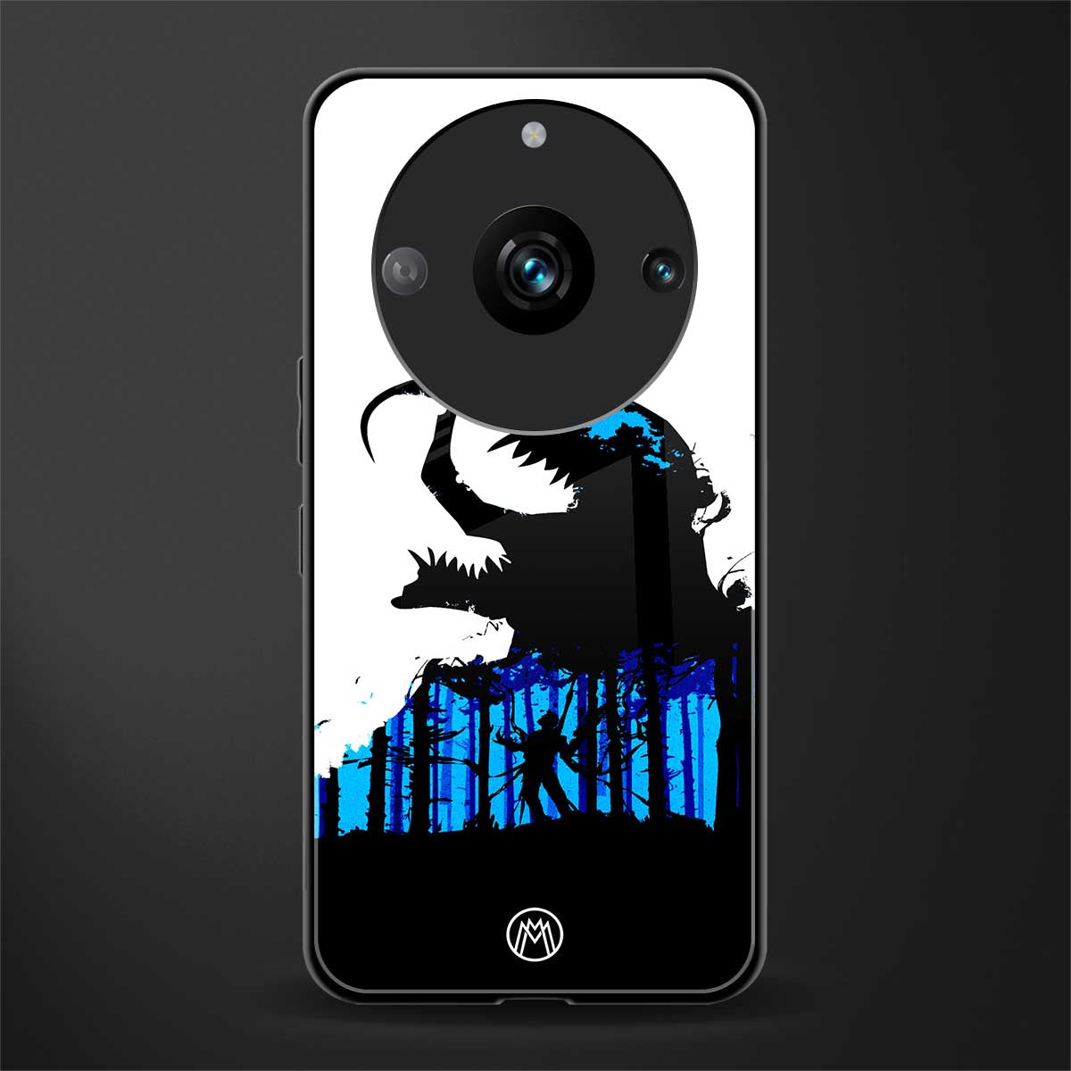 venom minimalistic back phone cover | glass case for realme 11 pro 5g