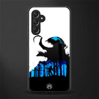venom minimalistic back phone cover | glass case for samsun galaxy a24 4g