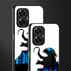 venom minimalistic back phone cover | glass case for realme c55