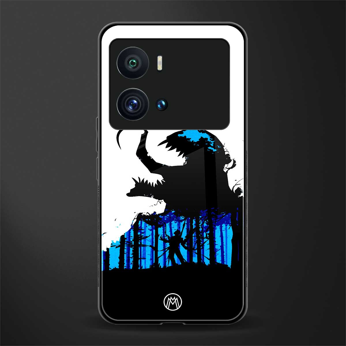 venom minimalistic back phone cover | glass case for iQOO 9 Pro