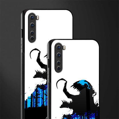 venom minimalistic glass case for oneplus nord ac2001 image-2