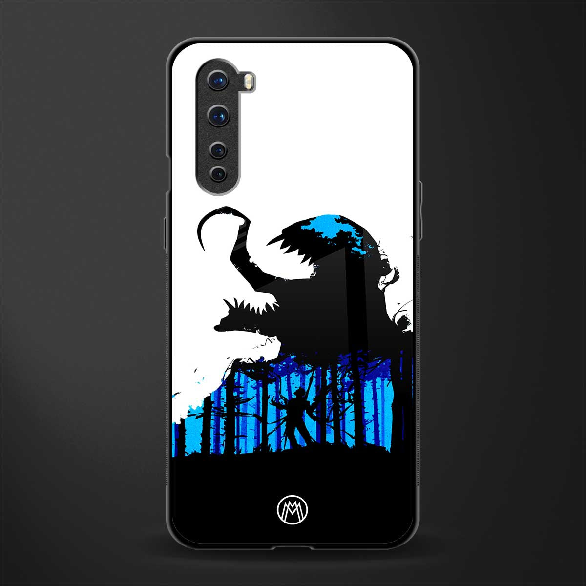 venom minimalistic glass case for oneplus nord ac2001 image