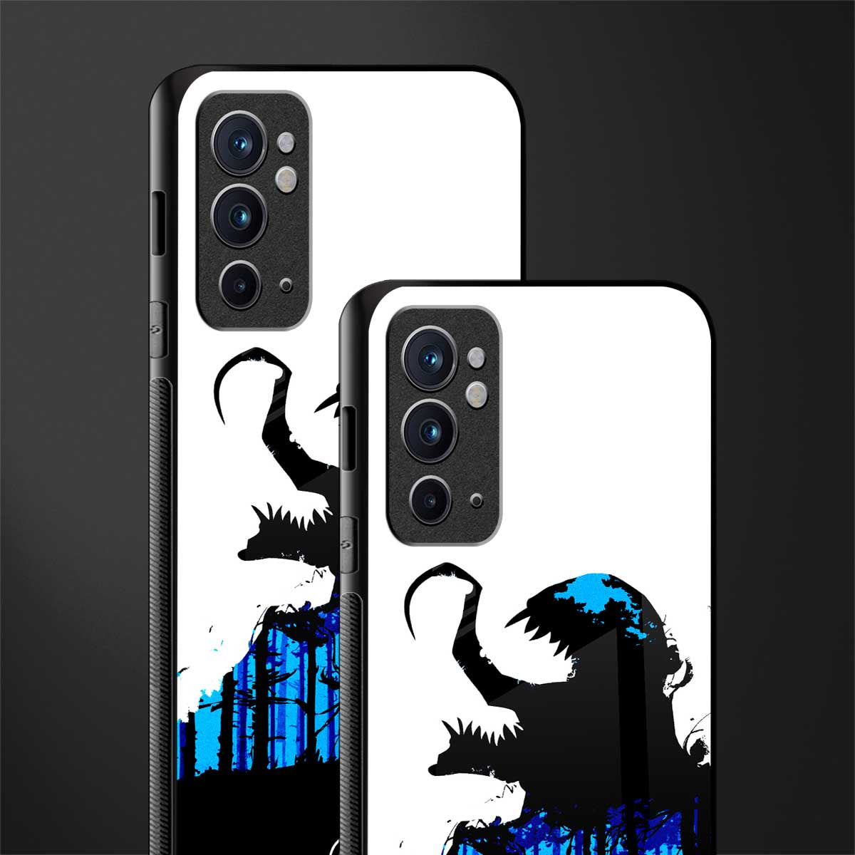 venom minimalistic glass case for oneplus 9rt image-2