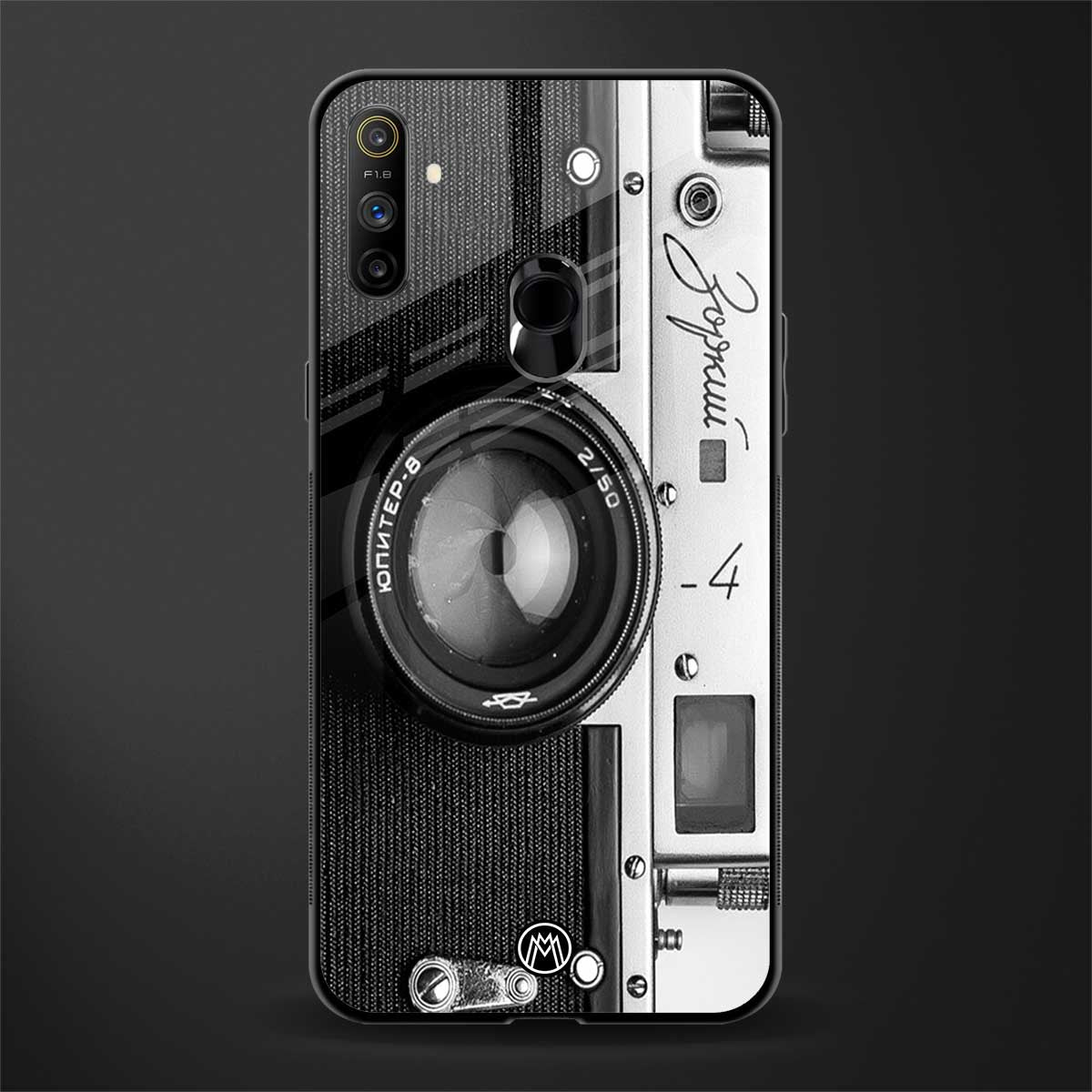 vintage camera glass case for realme narzo 10a image