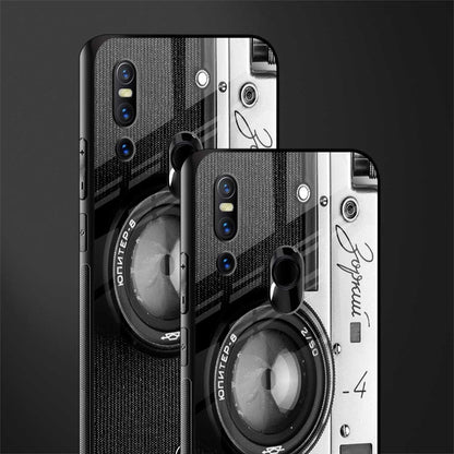 vintage camera glass case for vivo v15 image-2