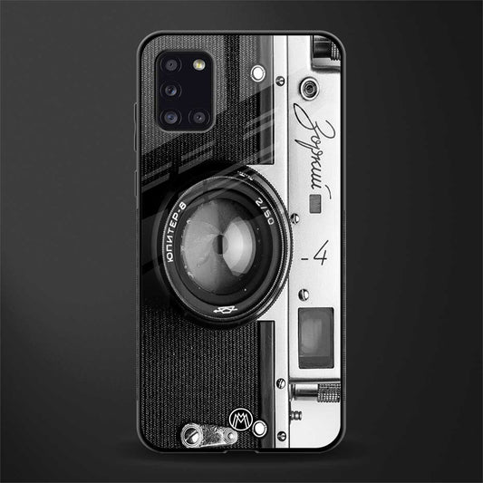 vintage camera glass case for samsung galaxy a31 image