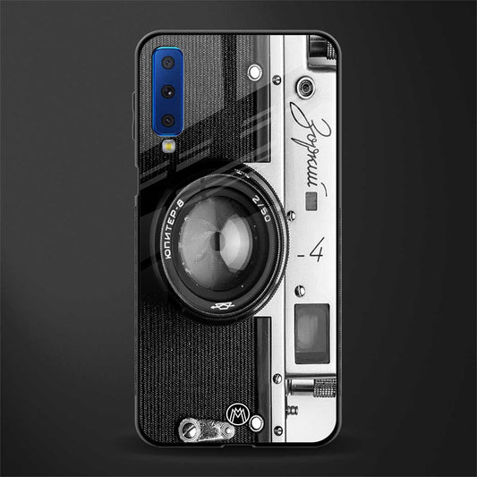 vintage camera glass case for samsung galaxy a7 2018 image