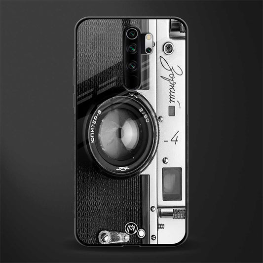 vintage camera glass case for redmi note 8 pro image