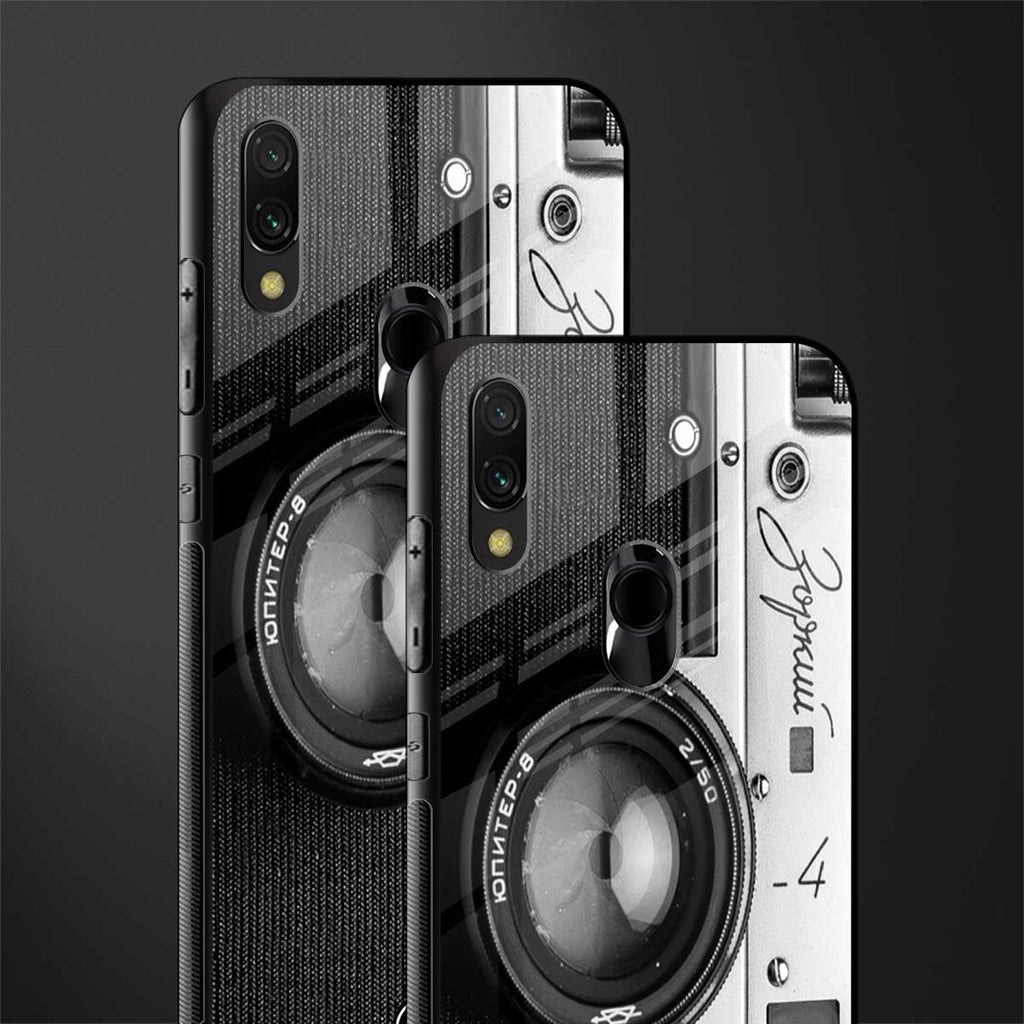 vintage camera glass case for redmi note 7 image-2