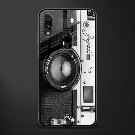 vintage camera glass case for redmi note 7 pro image