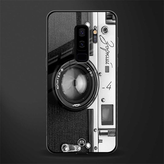 vintage camera glass case for samsung galaxy s9 plus image