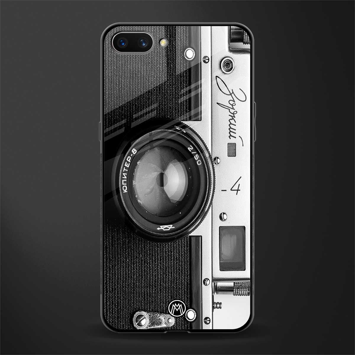 vintage camera glass case for realme c1 image