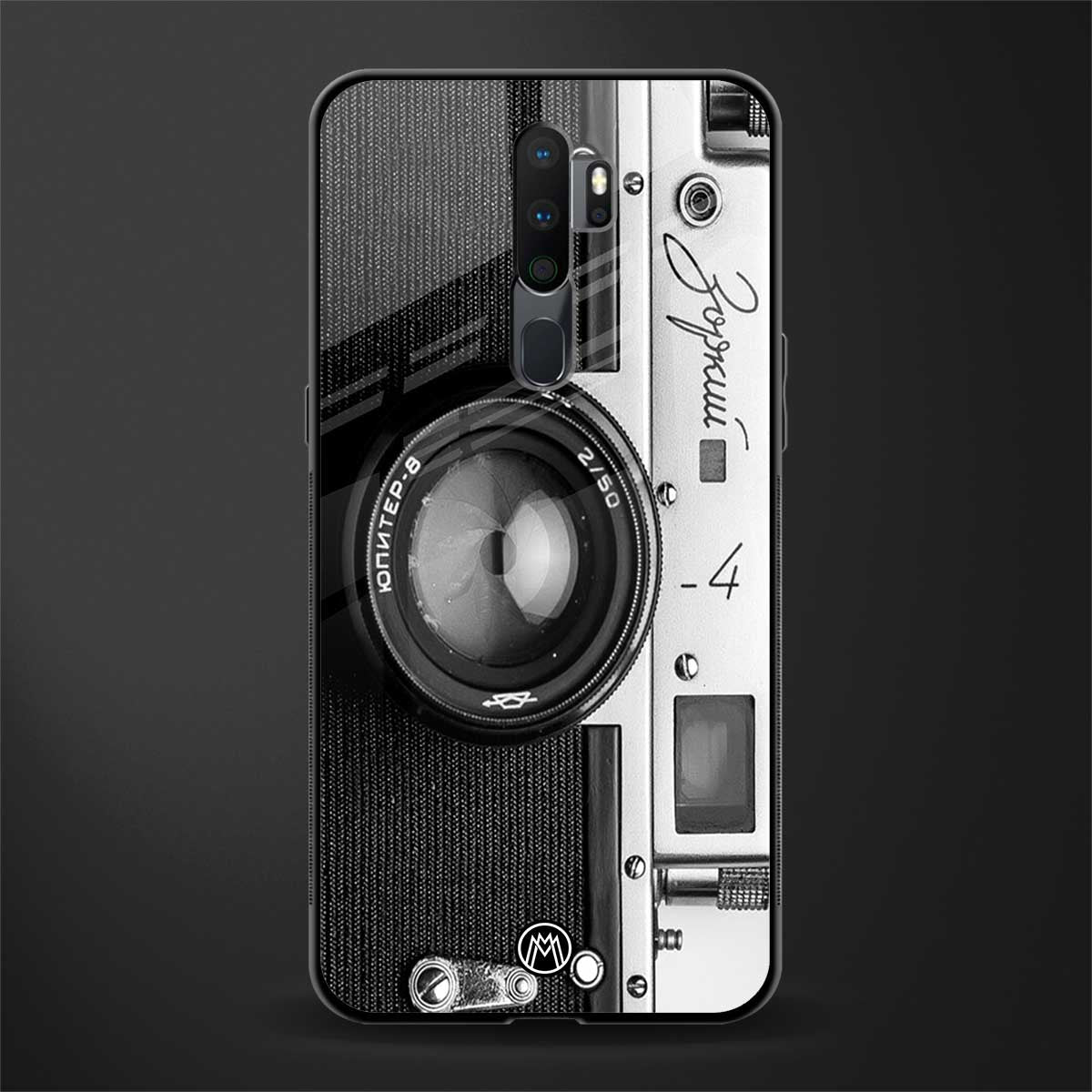 vintage camera glass case for oppo a9 2020 image