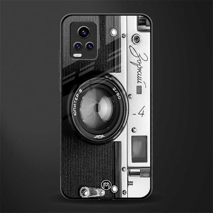 vintage camera back phone cover | glass case for vivo y73