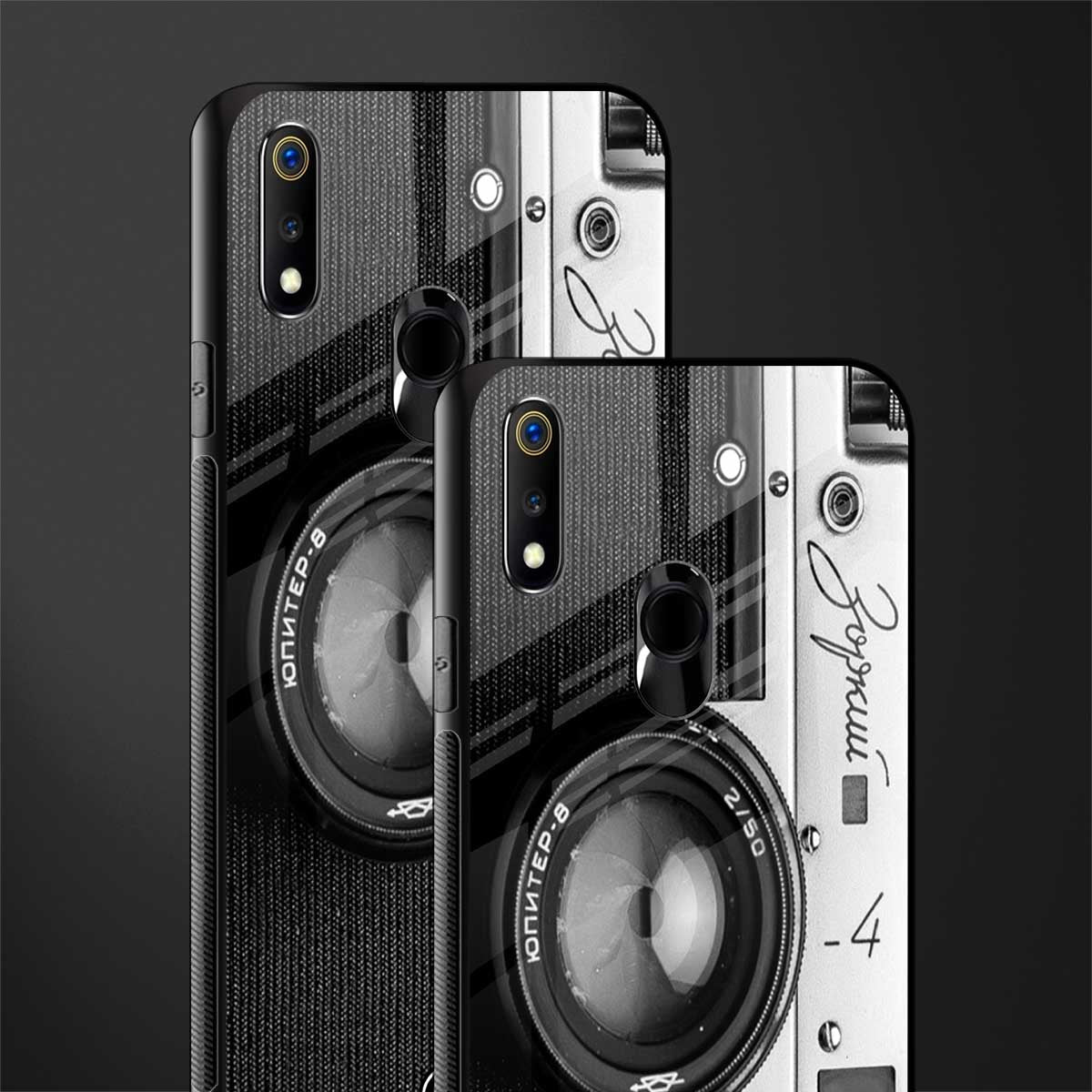 vintage camera glass case for realme 3 pro image-2