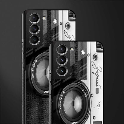 vintage camera glass case for samsung galaxy s21 fe 5g image-2