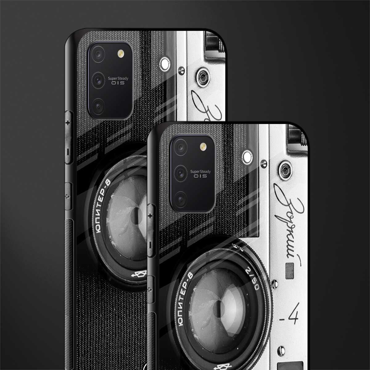 vintage camera glass case for samsung galaxy s10 lite image-2