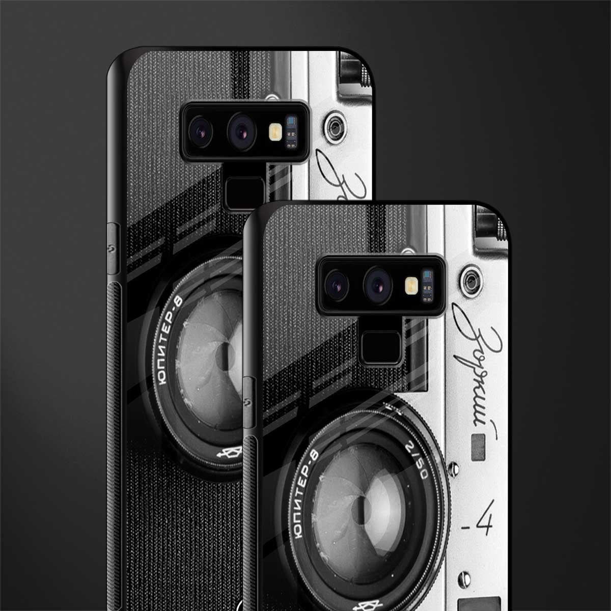 vintage camera glass case for samsung galaxy note 9 image-2