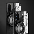 vintage camera glass case for samsung galaxy s20 image-2