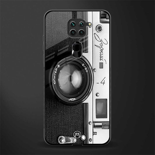 vintage camera glass case for redmi note 9 image