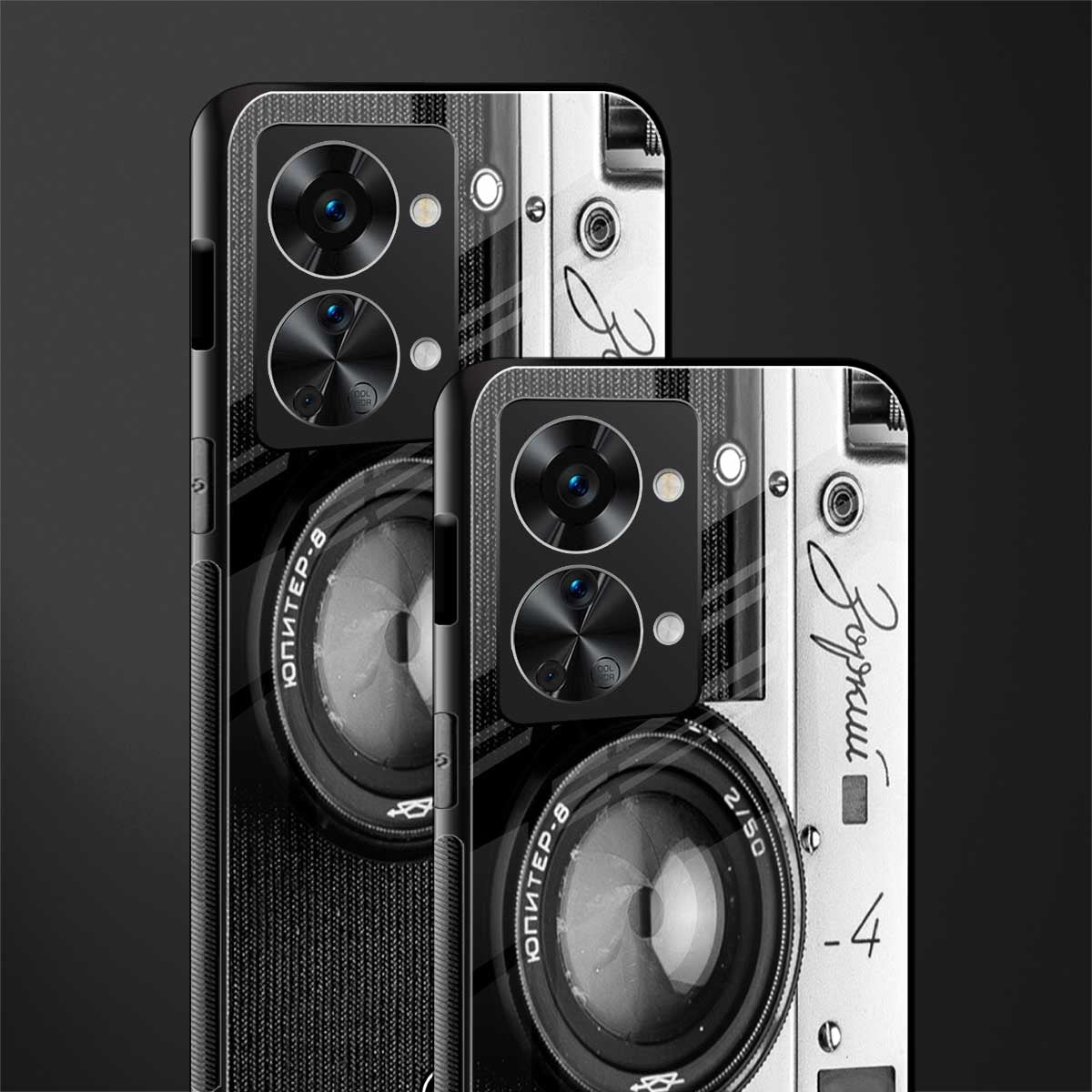 vintage camera glass case for phone case | glass case for oneplus nord 2t 5g