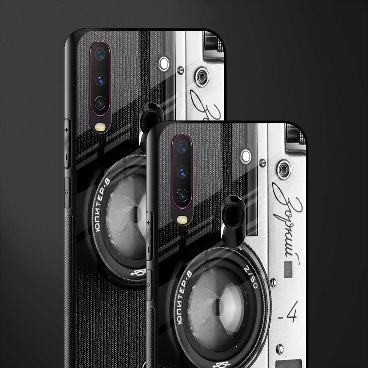 vintage camera glass case for vivo y15 image-2