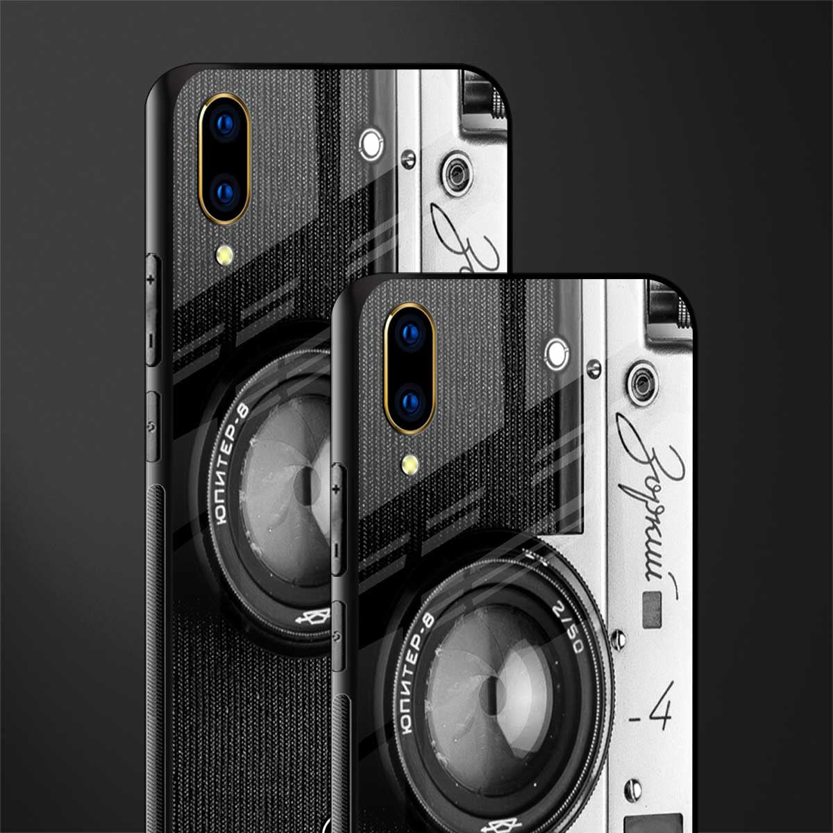 vintage camera glass case for vivo v11 pro image-2