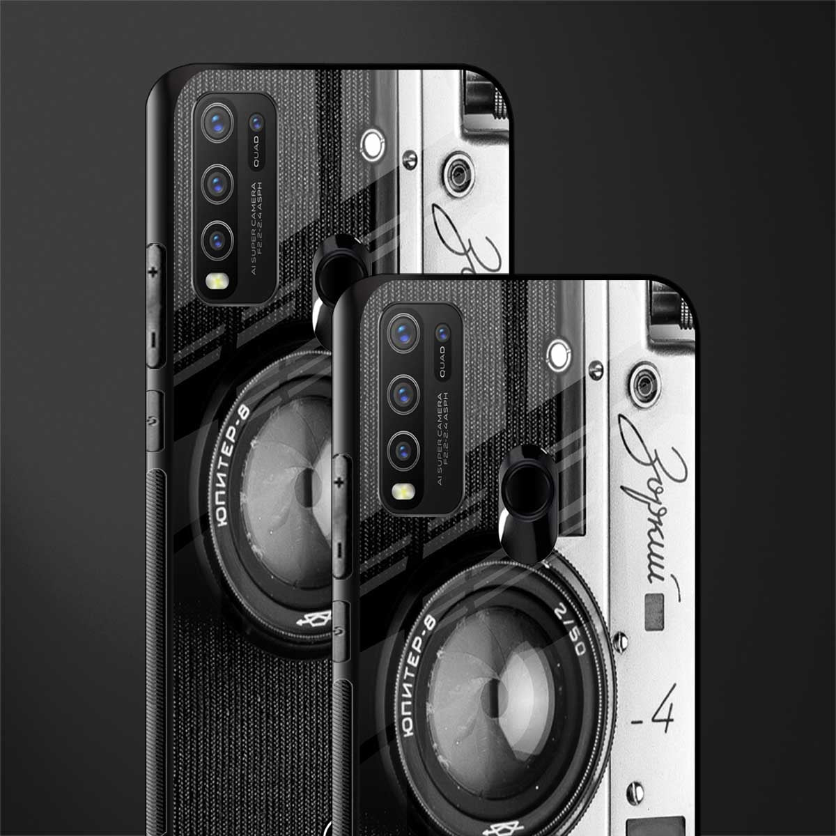 vintage camera glass case for vivo y50 image-2